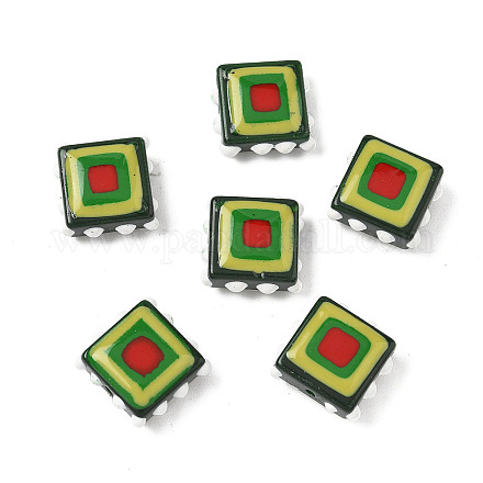 Бусины из стеклянной эмали LAMP-S079-14G-1