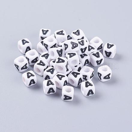 Perles acryliques de lettres PL37C9129-A-1