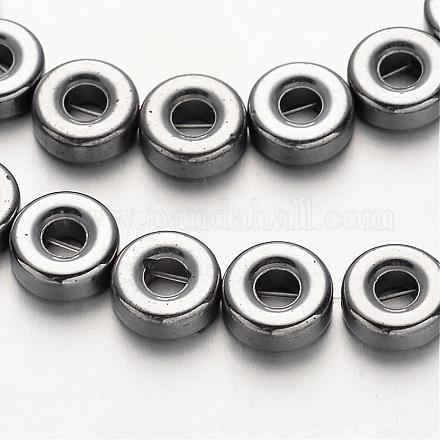 Electroplate Non-magnetic Synthetic Hematite Beads Strands G-F300-03B-01-1