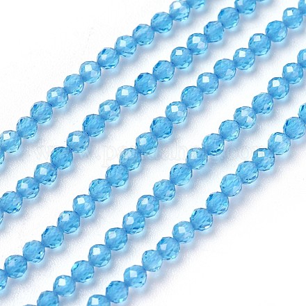 Transparent Glass Beads Strands GLAA-F094-A01-1