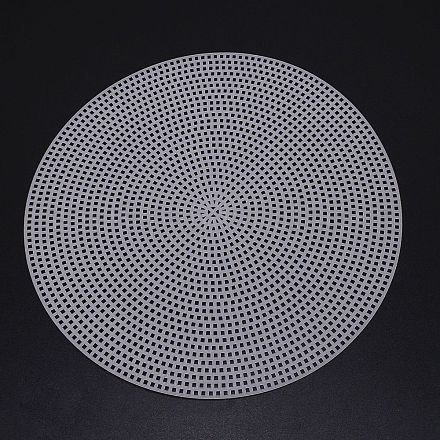 Diy плоский круглый пластиковый сетчатый лист DIY-WH0258-30B-1