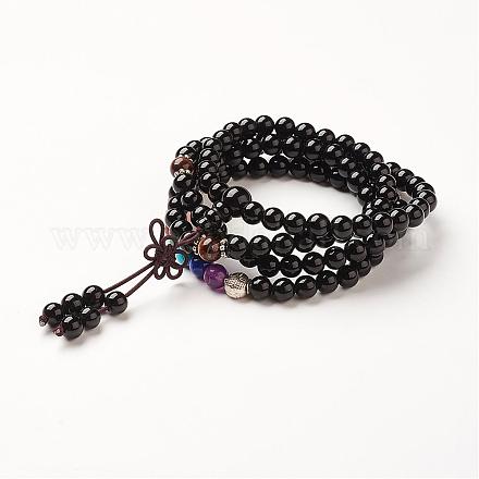 Yoga Chakra Jewelry BJEW-G554-05D-1