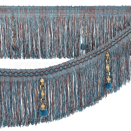 4 м полиэстеровая бахрома с кисточками DIY-OC0013-37B-1