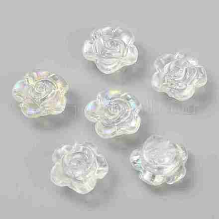 Прозрачная пластиковая бусина KY-WH0049-02A-1