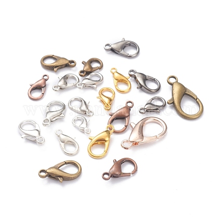 Alloy Lobster Claw Clasps PALLOY-XCP0001-31-1