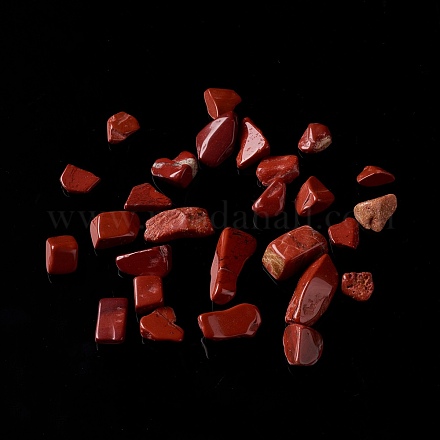Perle di chip di diaspro rosso naturale G-M364-11B-1