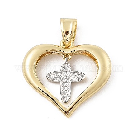 Латунные микро проложить кубического циркония подвески KK-U047-23G-04-1