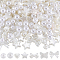 SUNNYCLUE 7 Styles 450Pcs ABS Imitation Pearl Beads Bulk Loose White Bead Plastic Heart Star Bowknot Butterfly Round Aesthetic Spacer Beads for Jewelry Making DIY Necklace Bracelets Earring Beginners
