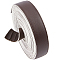 5M Flat Imitation Leather Cord, for Pillow Decor, Coconut Brown, 25x2mm, about 5.47 Yards(5m)/Roll