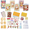 Paper Greeting Card Kit for Children,including Envelope, Sticker, Letter Paper, Mixed Color, 3~215x3~125x0.3~1.5mm