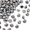 Preciosa® MAXIMA Crystal Round Stones, Czech Crystal, Dura Foiling, Round(431 11 615 Chaton), 23980 272 Hematite, SS39(8.15~8.4mm)