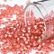 TOHO Round Seed Beads, Japanese Seed Beads, (2201) Silver Lined Almond Blossom, 8/0, 3mm, Hole: 1mm, about 1110pcs/50g