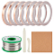 DIY Kits, including Plastic Letter Opener Knife, Tin Solder Wire, Cork Cup Mats and Copper Foil Adhesive Tapes, Mixed Color