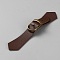 PU Leather Corset Belts with Alloy Clasps for Women Girl, Coconut Brown, 167x29x8mm