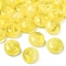 30Pcs Resin Beads, Rondelle, Champagne Gold, 10x6mm, Hole: 1.5mm