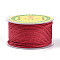 11M Polycotton Braided Cord, for Wall Hanging, Crafts, Gift Wrapping, Indian Red, 2.5mm, about 12.03 Yards(11m)/Roll