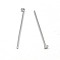Non-Tarnish 316 Surgical Stainless Steel Flat Head Pins, Stainless Steel Color, 30x0.6mm(22 Gauge), Head: 1.5mm