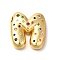 Brass Cubic Zirconia Pendants, Letter A~Z Charms, Real 18K Gold Plated, Letter M, 29x28x7mm, Hole: 5x2.5mm
