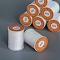 Polyester Metallic Thread, White, 1mm, about 7 yards/roll