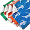 12Pcs 4 Styles Gift Wrapping Paper, Rectangle, Rugby, 684x506x0.1mm, 3pcs/style