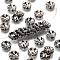 Brass Grade A Crystal Rhinestone Spacer Beads, Waves Edge, Rondelle, Gunmetal, 10x4mm, Hole: 2mm