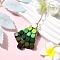 Christmas Trees Wood Pendant Decoration for Home Door Hanging Ornaments, Green, 178mm
