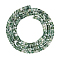 Natural Green Spot Jasper Beads Strands, Heishi Beads, Flat Round/Disc, 4x2mm, Hole: 0.6mm, about 149~171pcs/Strand, 15.35 inch~15.55 inch(39~39.5cm), 1strand