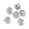 304 Stainless Steel Beads, Flower, Stainless Steel Color, 6x6x6mm, Hole: 1.4mm