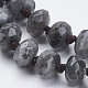 Natural Larvikite Beaded Multi-use Necklaces/Wrap Bracelets NJEW-K095-A02-3