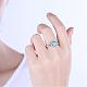 Палец кольца модный латунные RJEW-BB26866-7-2
