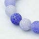 Chapelets de perles en agate naturelle craquelée G-G055-6mm-7-2