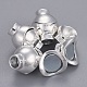 Jewelry Necklace Clasps Alloy Magnetic Clasps PALLOY-M012-04S-1
