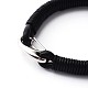 304 Stainless Steel Leather Cord Bracelets BJEW-N269-25-2