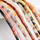 Tube Natural & Synthetic Mixed Gemstone Bead Strands G-L420-22-1