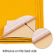 ジュエリー植毛織物  ポリエステル  自己粘着性の布地  長方形  オレンジ  29.5x20x0.07cm  20個/セット DIY-BC0011-34F-7