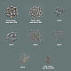 Kit di ricerca in acciaio inox unicraftale fai da te 304 DIY-UN0002-03P-3