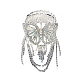 Braccialetti con nappe in strass di ottone&nbsp;WGF9725-01-4