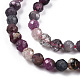 Natural Red Corundum/Ruby and Sapphire Beads Strands G-S361-2.5mm-013-2
