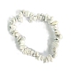 Pulseras del estiramiento Howlite naturales&nbsp;PW-WG56138-40-1