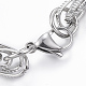 304 Stainless Steel Rope Chain Bracelets BJEW-K172-10P-3