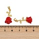 Латунные подвески KK-C095-03G-4