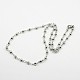 Ball Chain Necklace for Men X-NJEW-F027-25-1