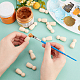 GORGECRAFT 20Pcs Wooden Peg Dolls Unfinished Mini Wood Crafts 34mm Unpainted Natural Wood Peg People Shapes Blank Family Figures Decorations Kits for Home DIY Art Painting Supplies WOOD-GF0001-70-5
