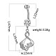 Bijoux piercing AJEW-EE0006-76A-P-2