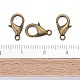 Antique Bronze Alloy Lobster Claw Clasps X-E102-NFAB-5