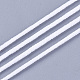 Bande élastique ronde en polyester et spandex pour boucle d'oreille OCOR-Q052-01-2