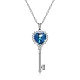 Классическое ожерелье из стерлингового серебра 925 шт. NJEW-BB30724-A-1