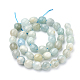 Chapelets de perles en aigue-marine naturelle G-T064-30-6x8-2