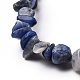 Bracelets extensibles en perles de sodalite naturelles BJEW-JB05765-03-2