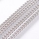 Electroplated 925 Sterling Silver Curb Chains STER-I015-12A-1